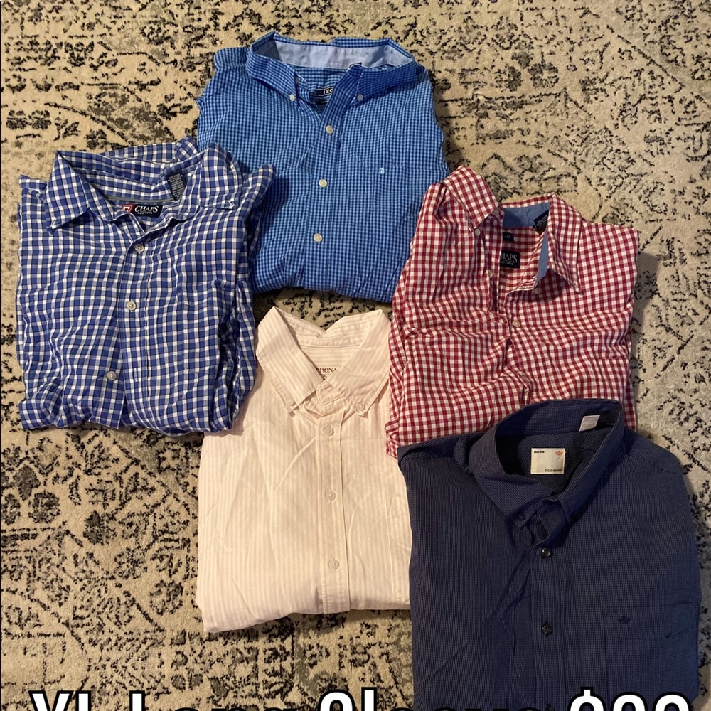 Men’s Dress shirt bundle XL